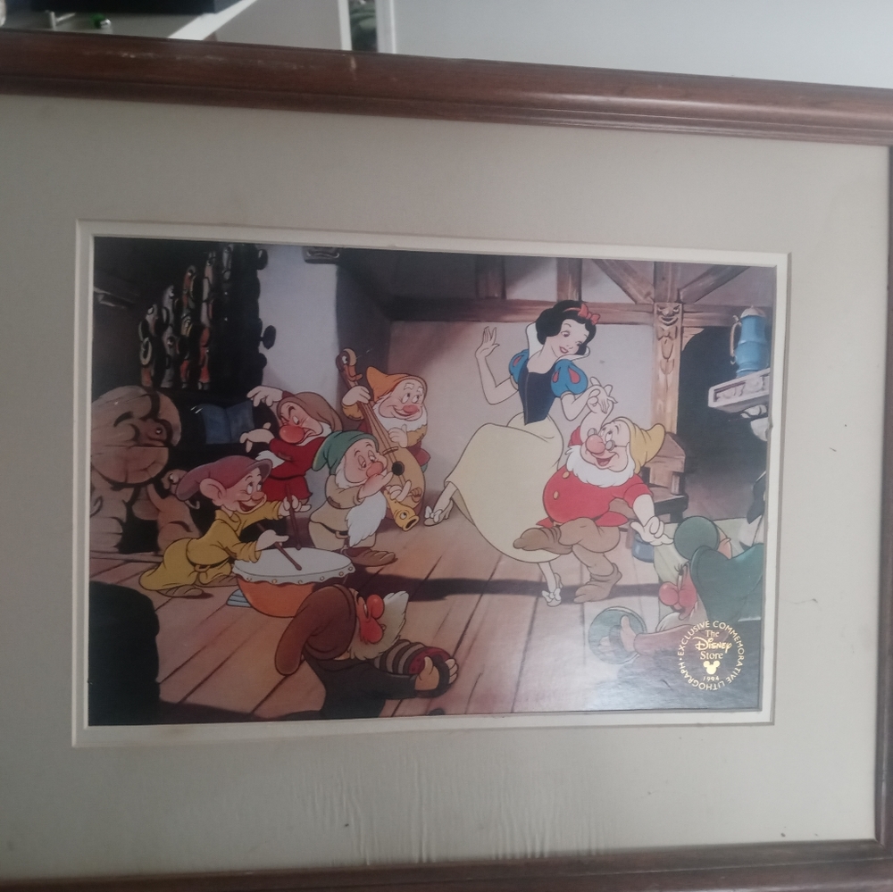 1994 original disney lithograph